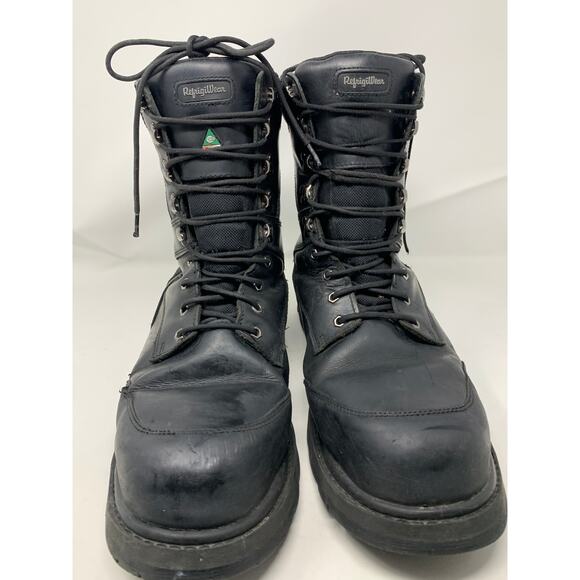 VIBRAM RefrigiWear Laceup Protective Footwear Black Leather Men\'s Size 15M main image 7